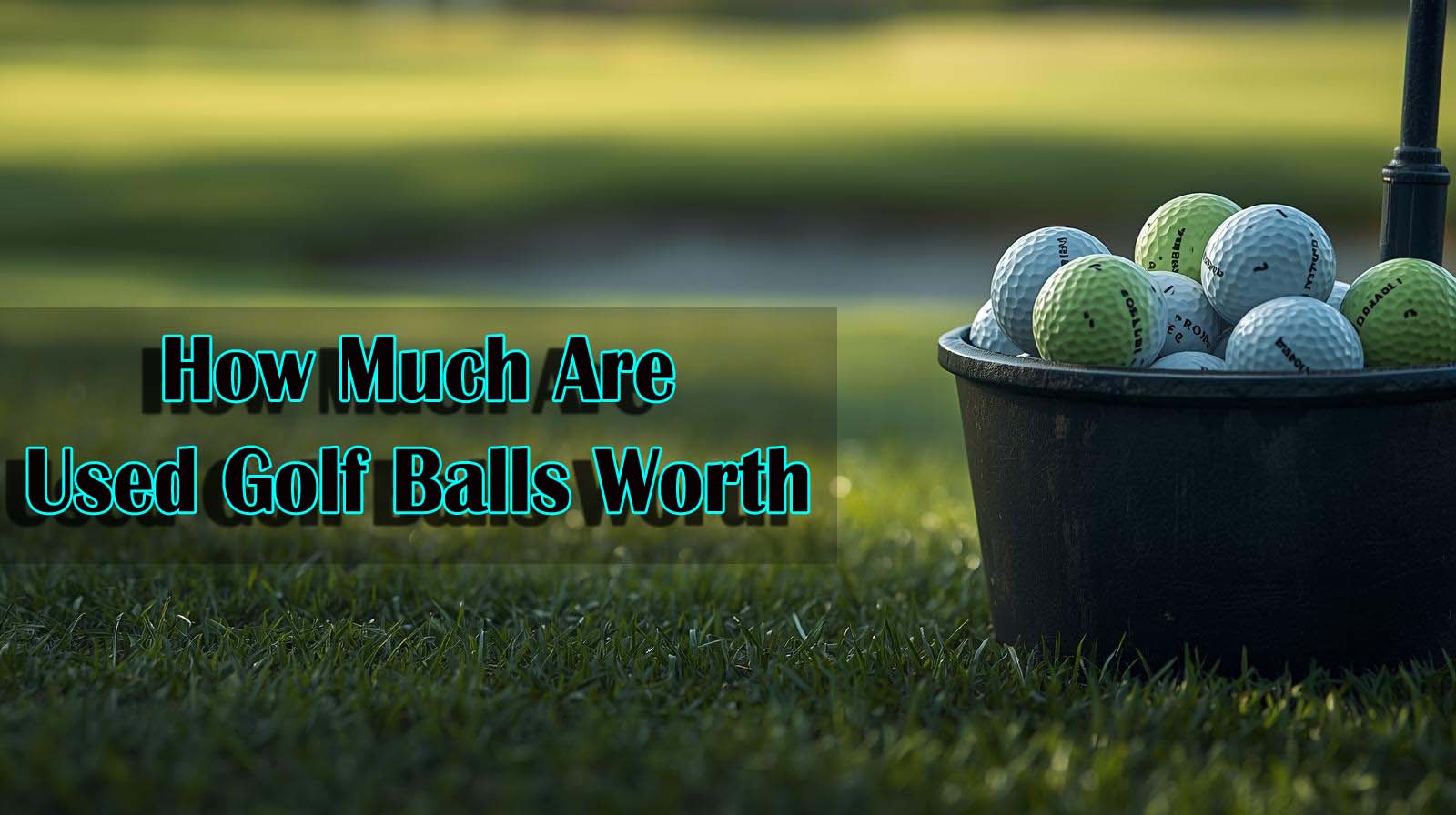 how much are used golf balls worth