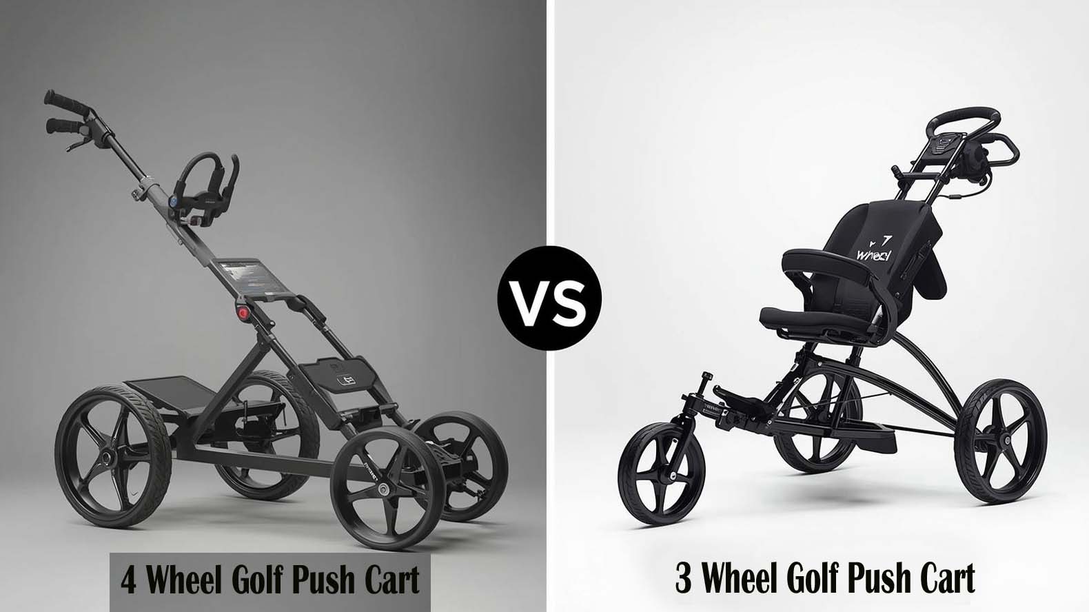 Which is Better 3 or 4 Wheel Golf Push Cart