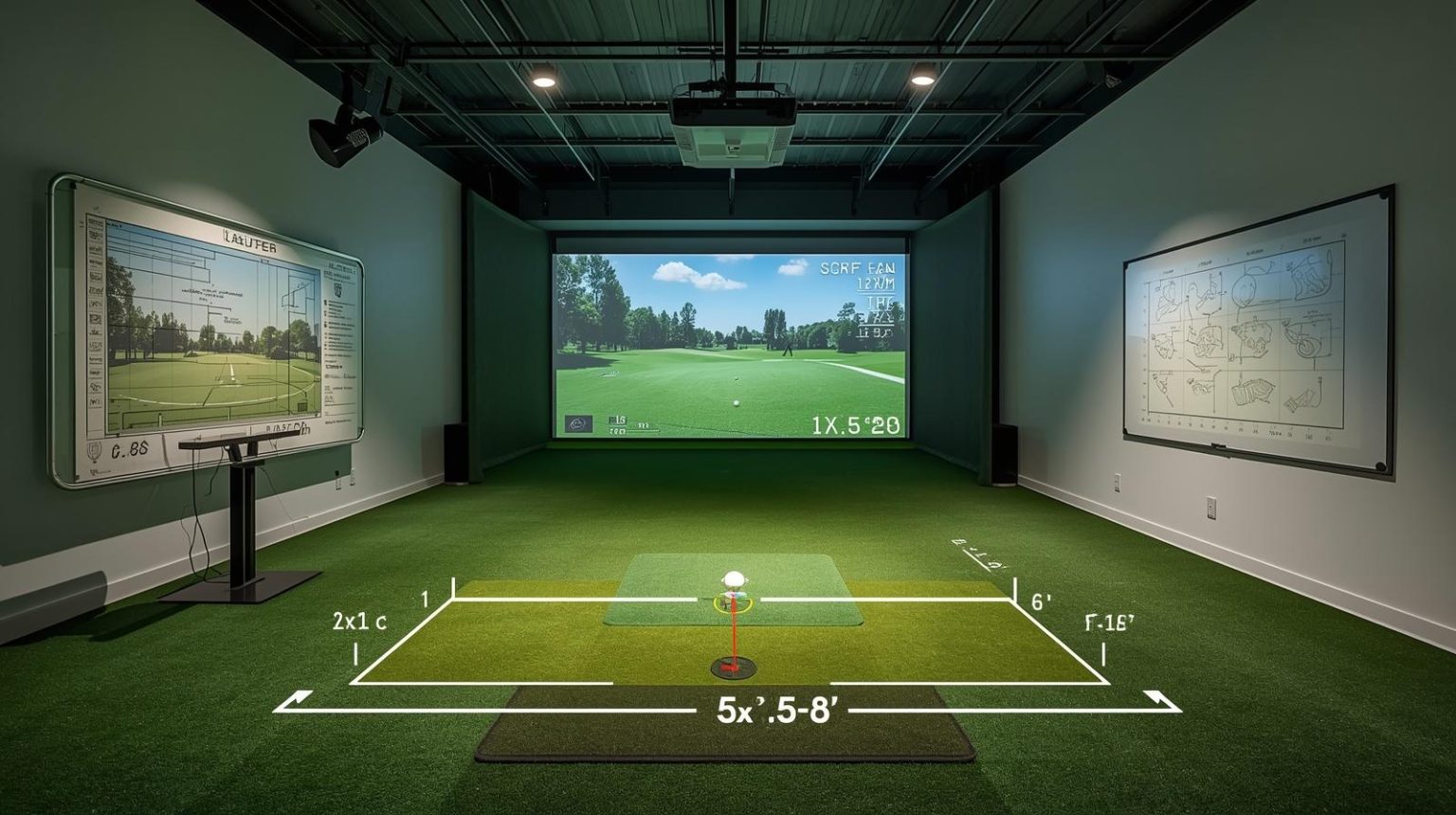How Much Room Do You Need For a Golf Simulator (Avoid Setup Mistakes)