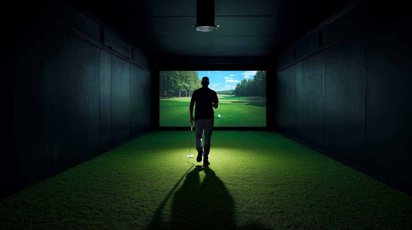 How Far Away From Screen For Golf Simulator
