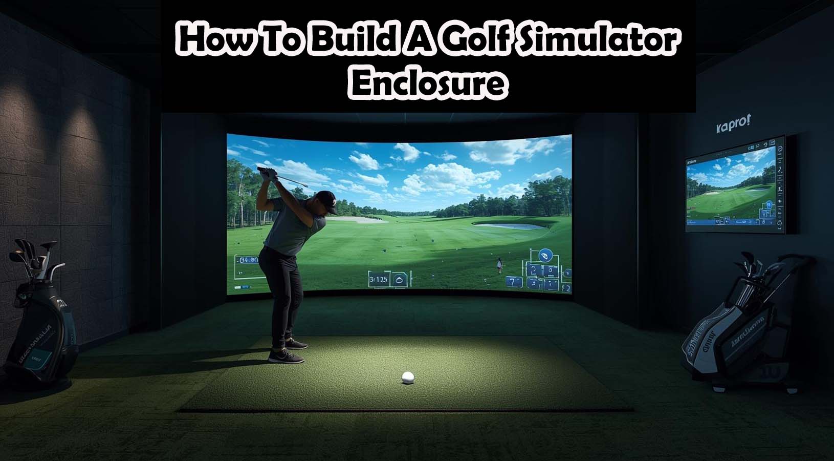 How To Build A Golf Simulator Enclosure