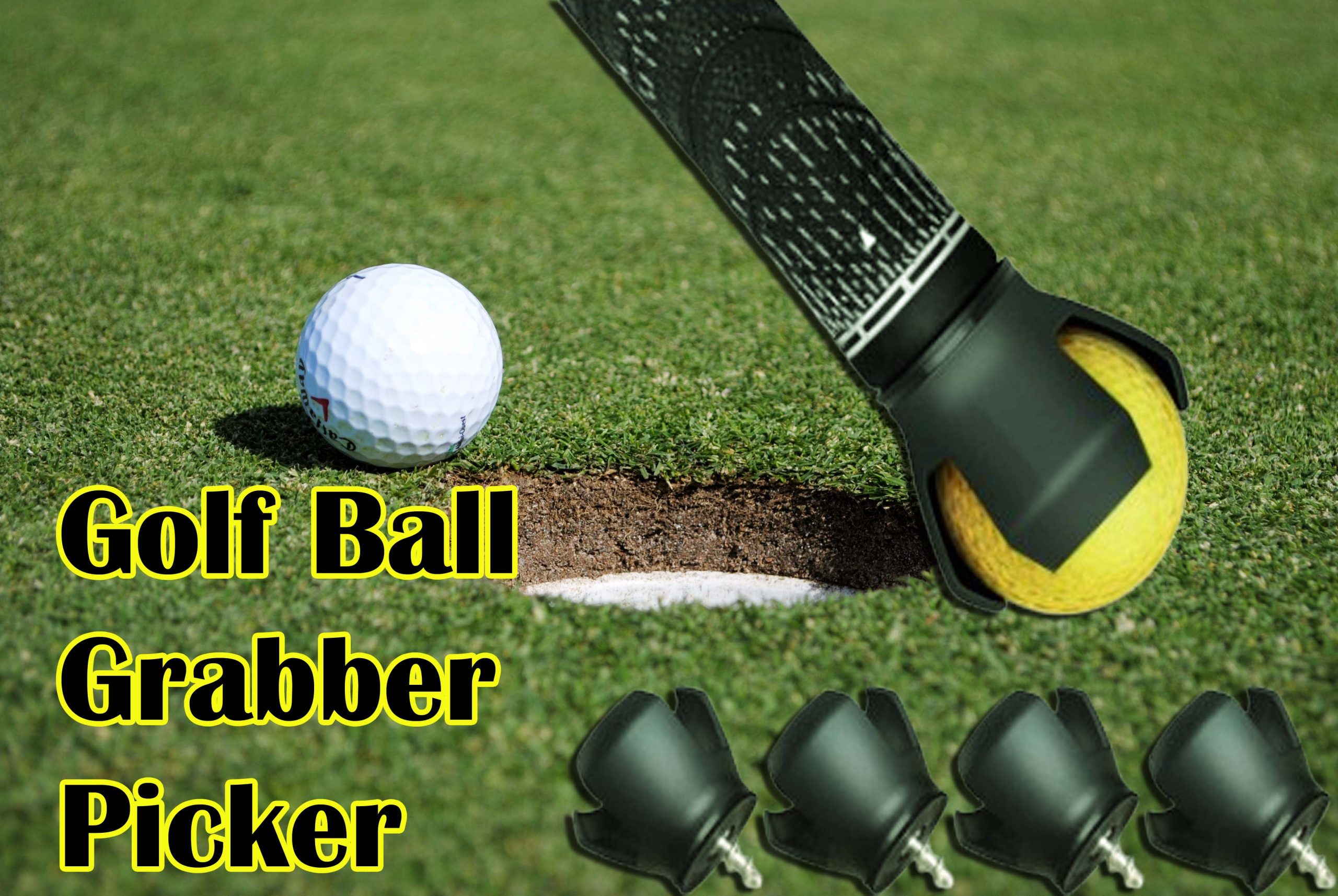 4 Pack Golf Ball Grabber Picker