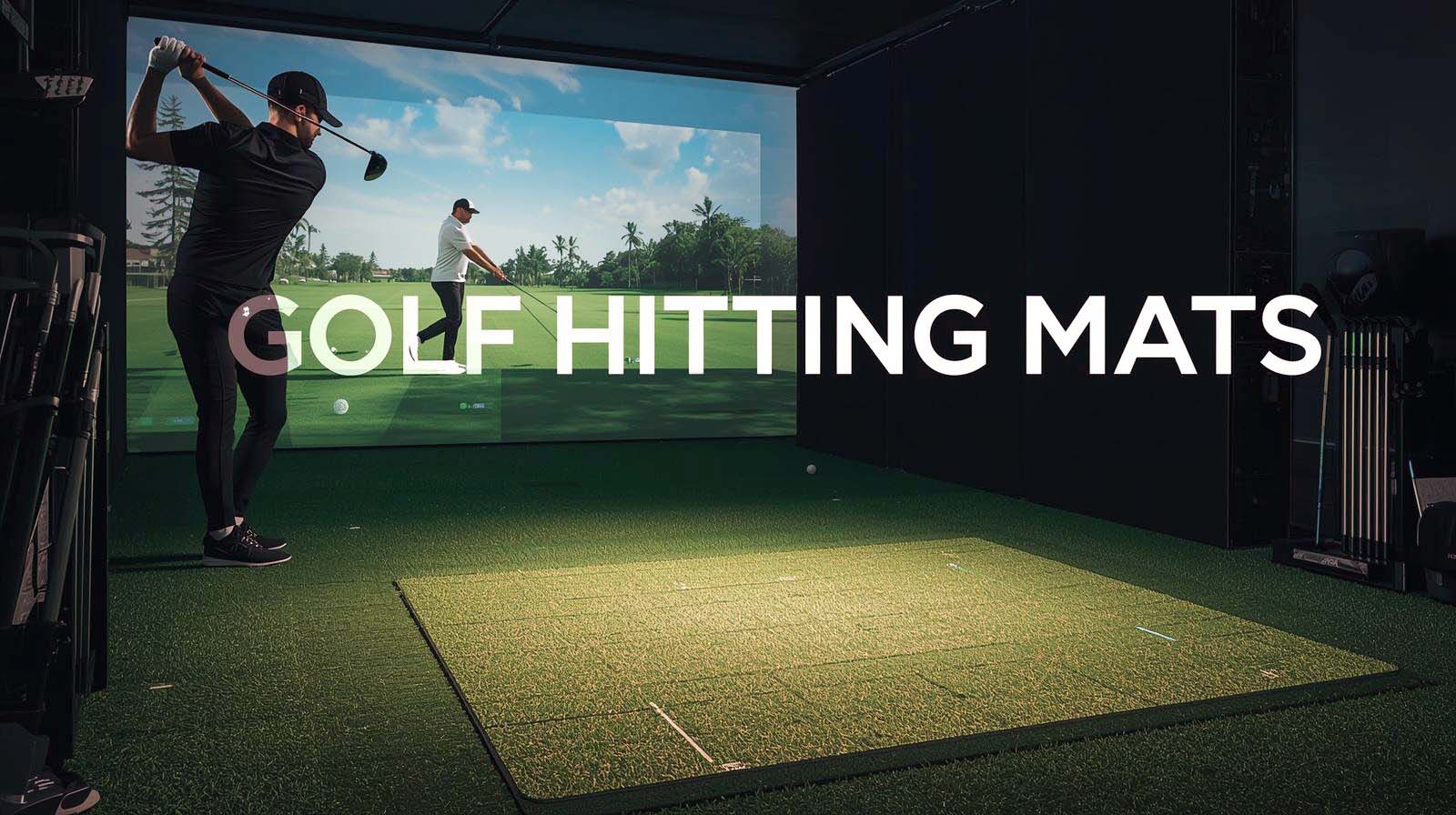 Best Golf Hitting Mats for Home Simulators