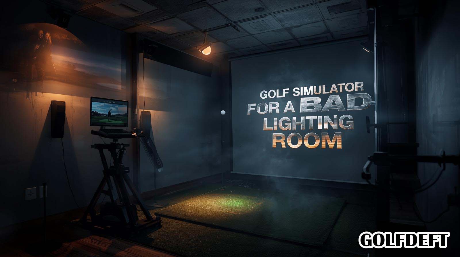 Best Golf Simulator for a Bad-Lighting Room