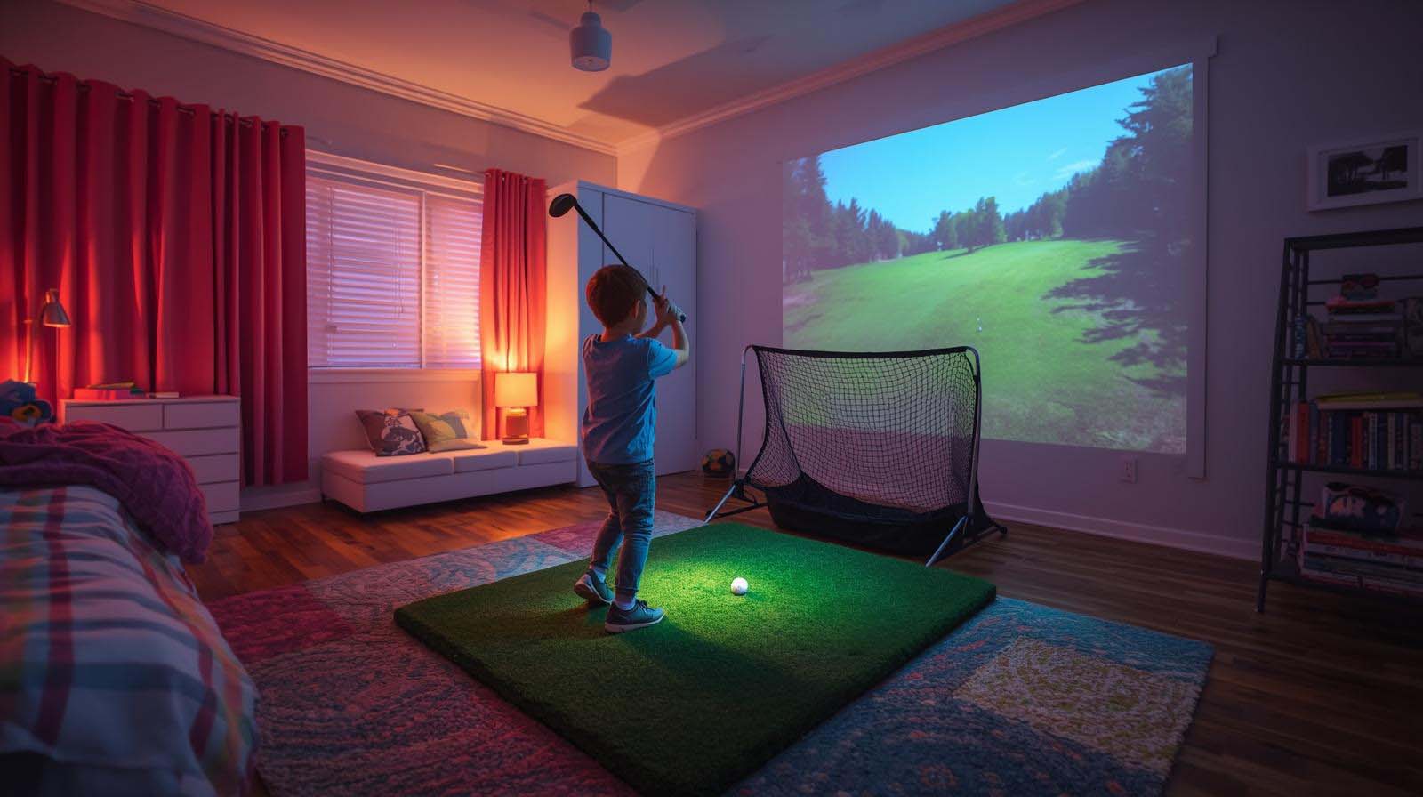 Best Golf Simulator for Kids Bedroom