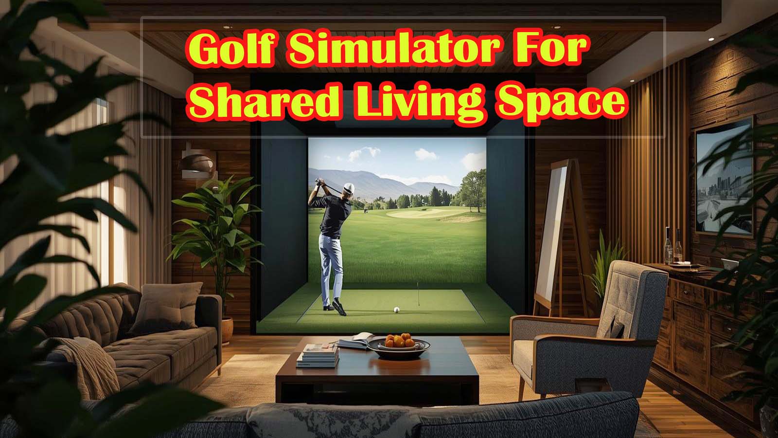 Best Golf Simulator For Shared Living Space