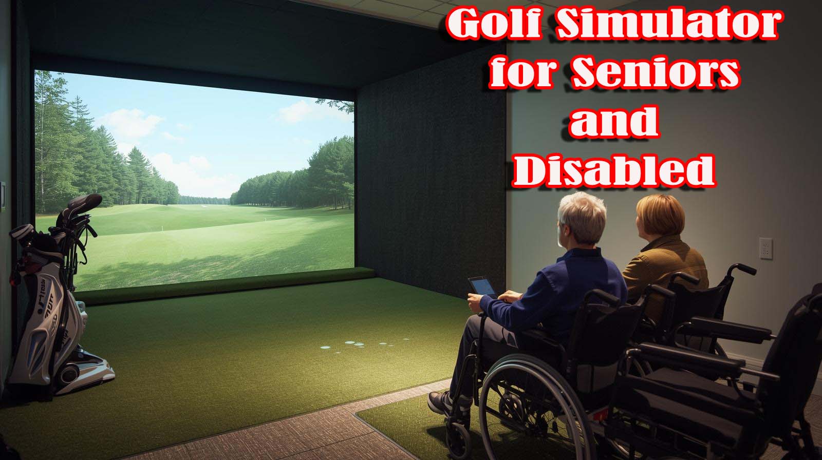 Best Simple Golf Simulator for Seniors and Disabled