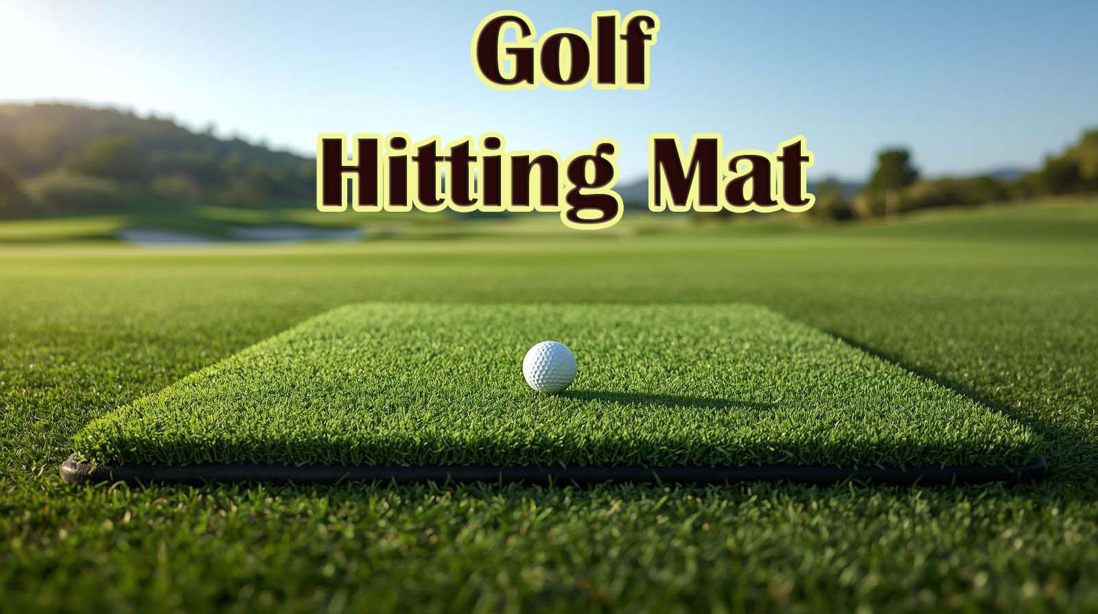 CHAMPKEY Premium Synthetic Turf Golf Hitting Mat