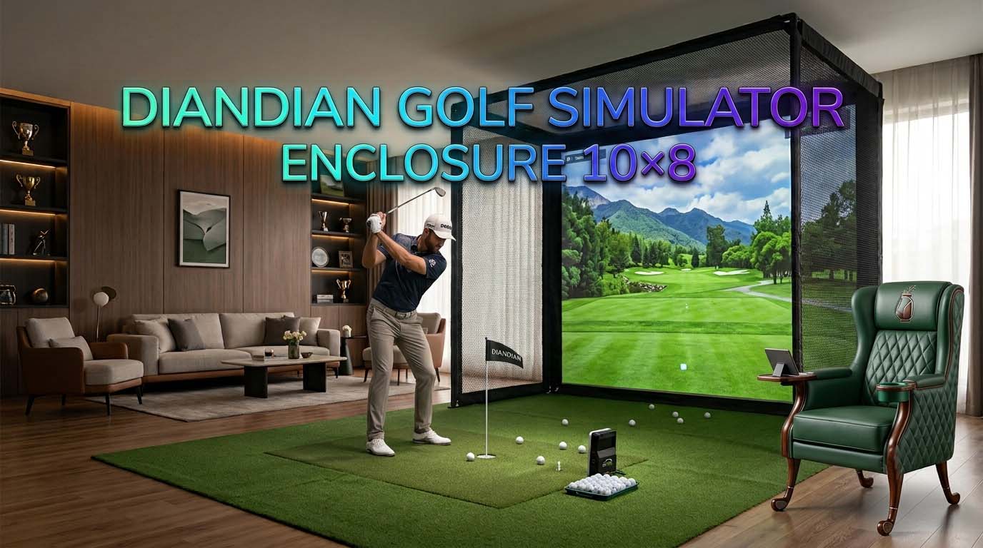 Diandian Golf Simulator Enclosure 10x8 ft Review