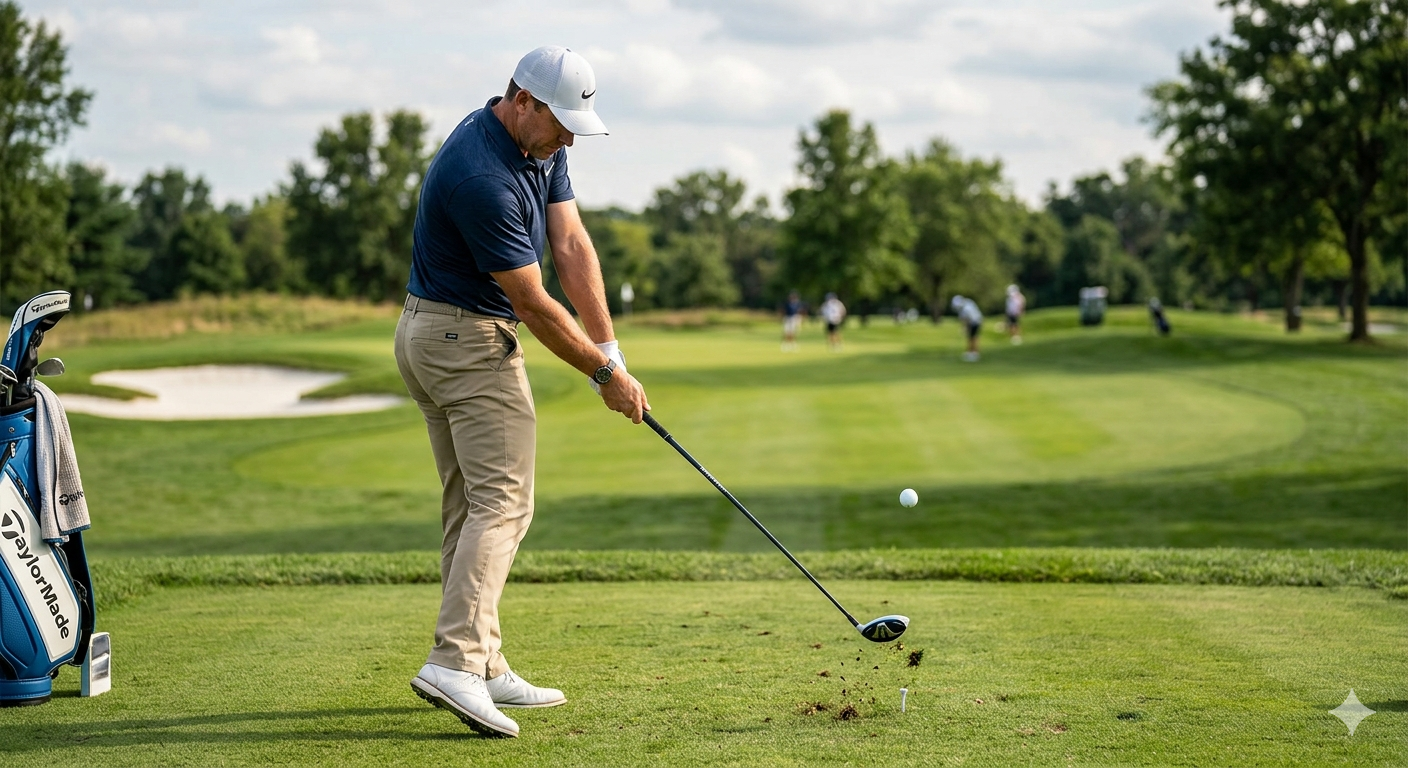 How to Hit a Hybrid Golf Club Off a Tee