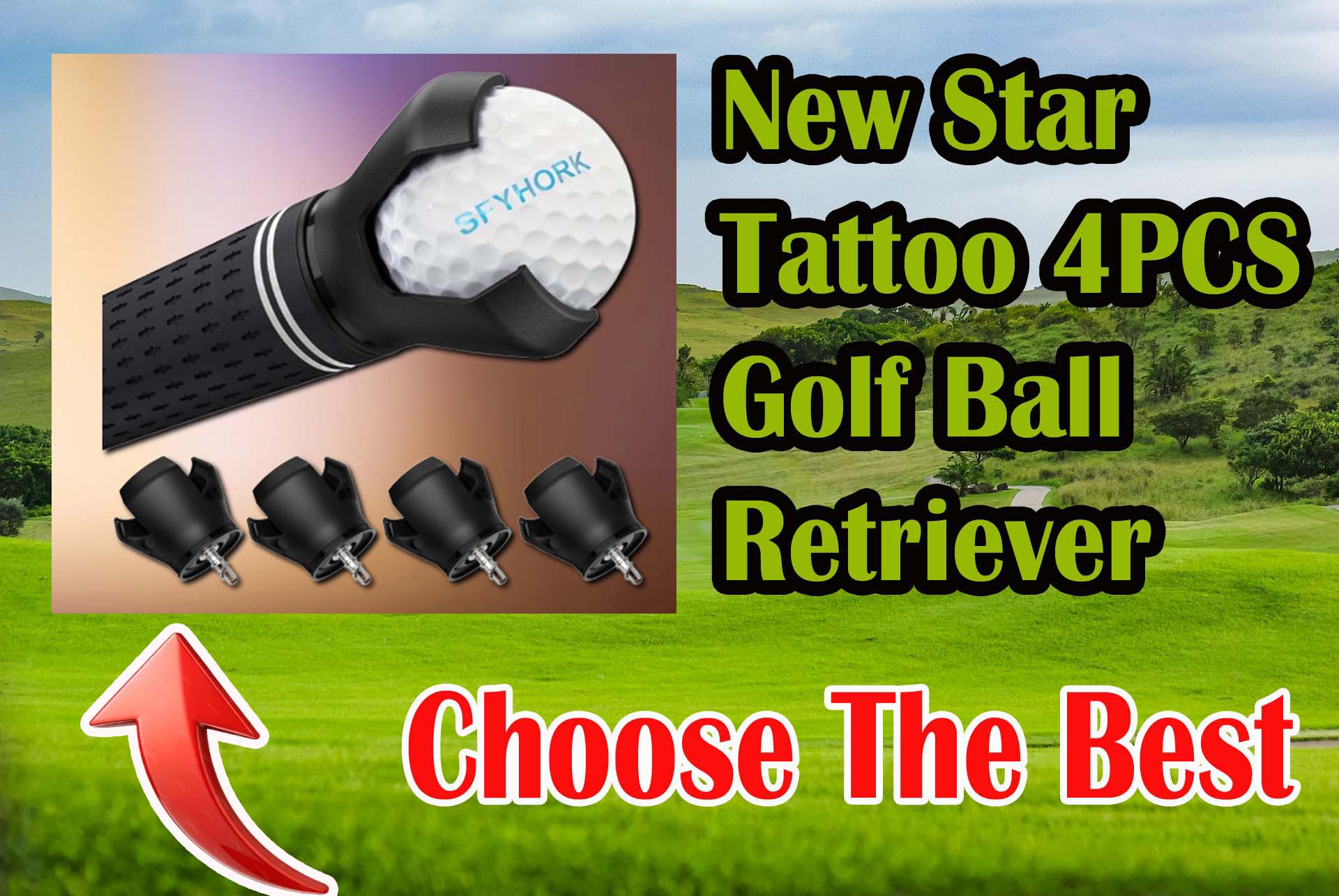 New Star Tattoo 4PCS Golf Ball Retriever Review
