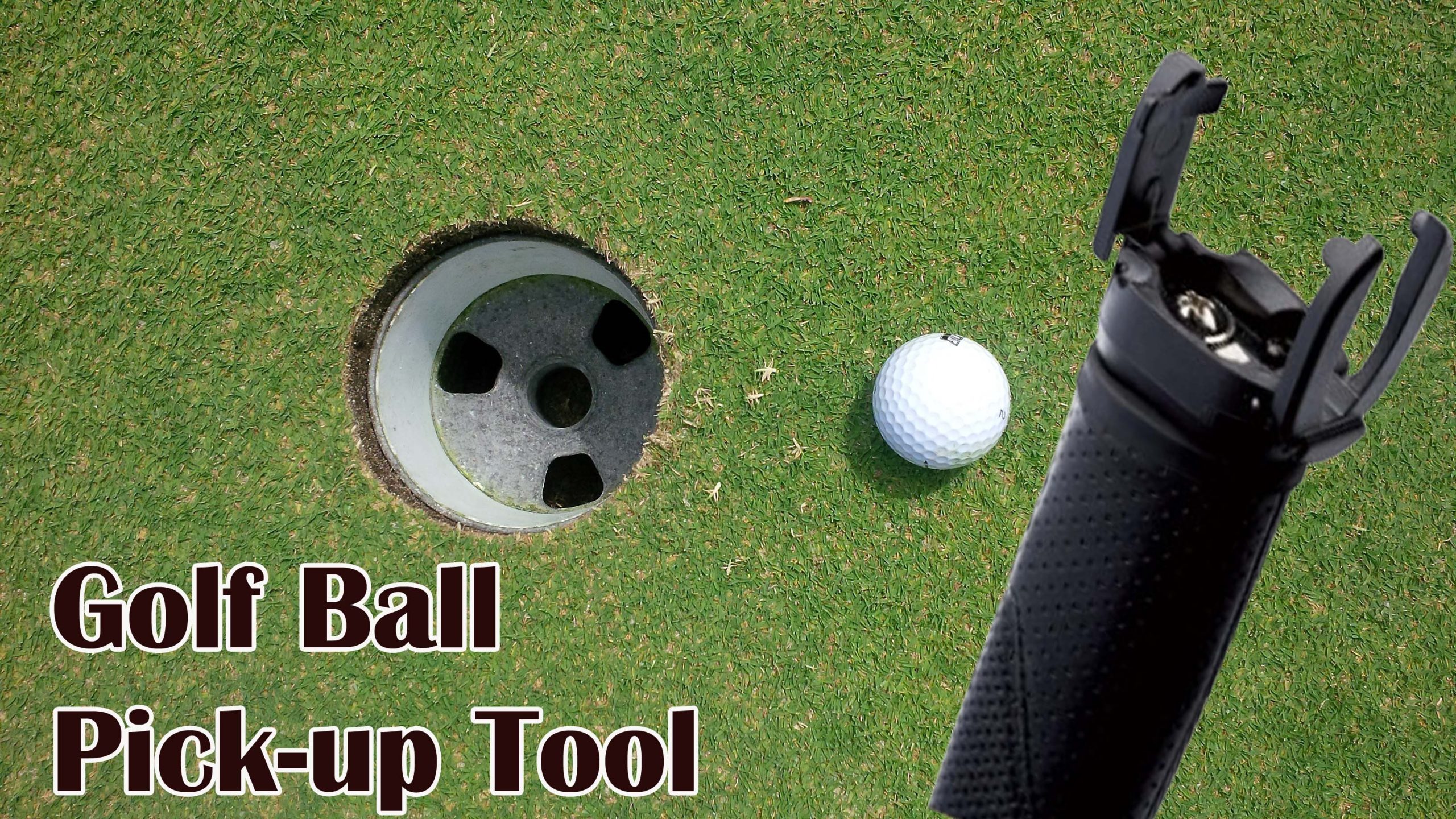 Nickel Putter Attachable Golf Ball Pick-up Tool