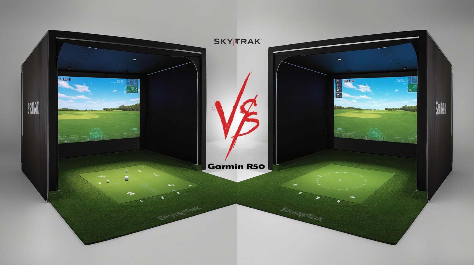 SkyTrak vs Garmin R50 Golf Simulator