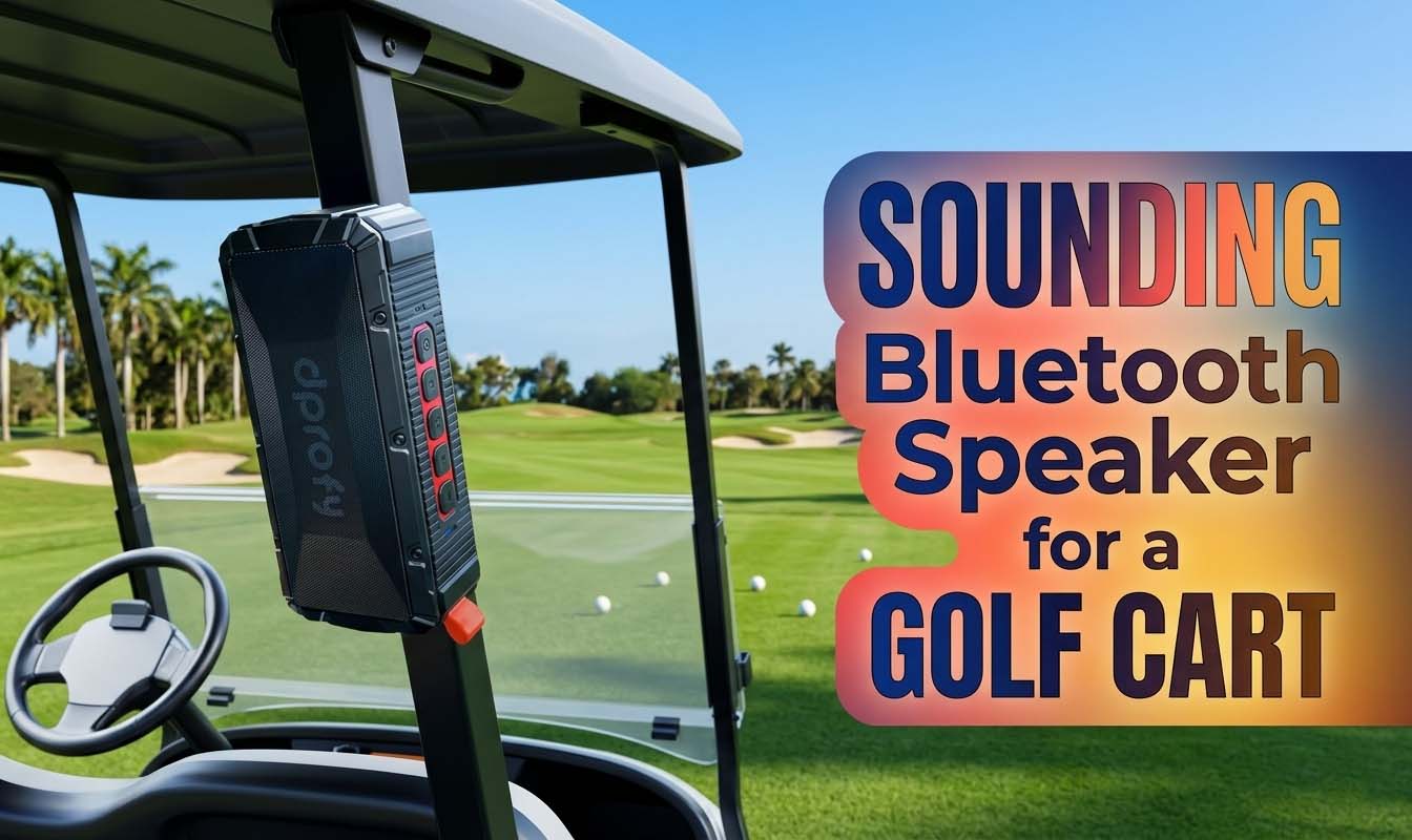 Sounding Bluetooth Speaker for a Golf Cart