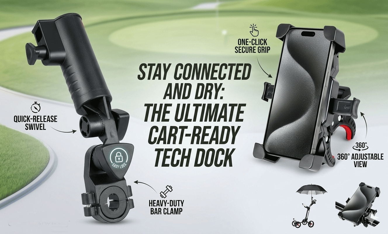 Universal Golf Trolley Umbrella Holder