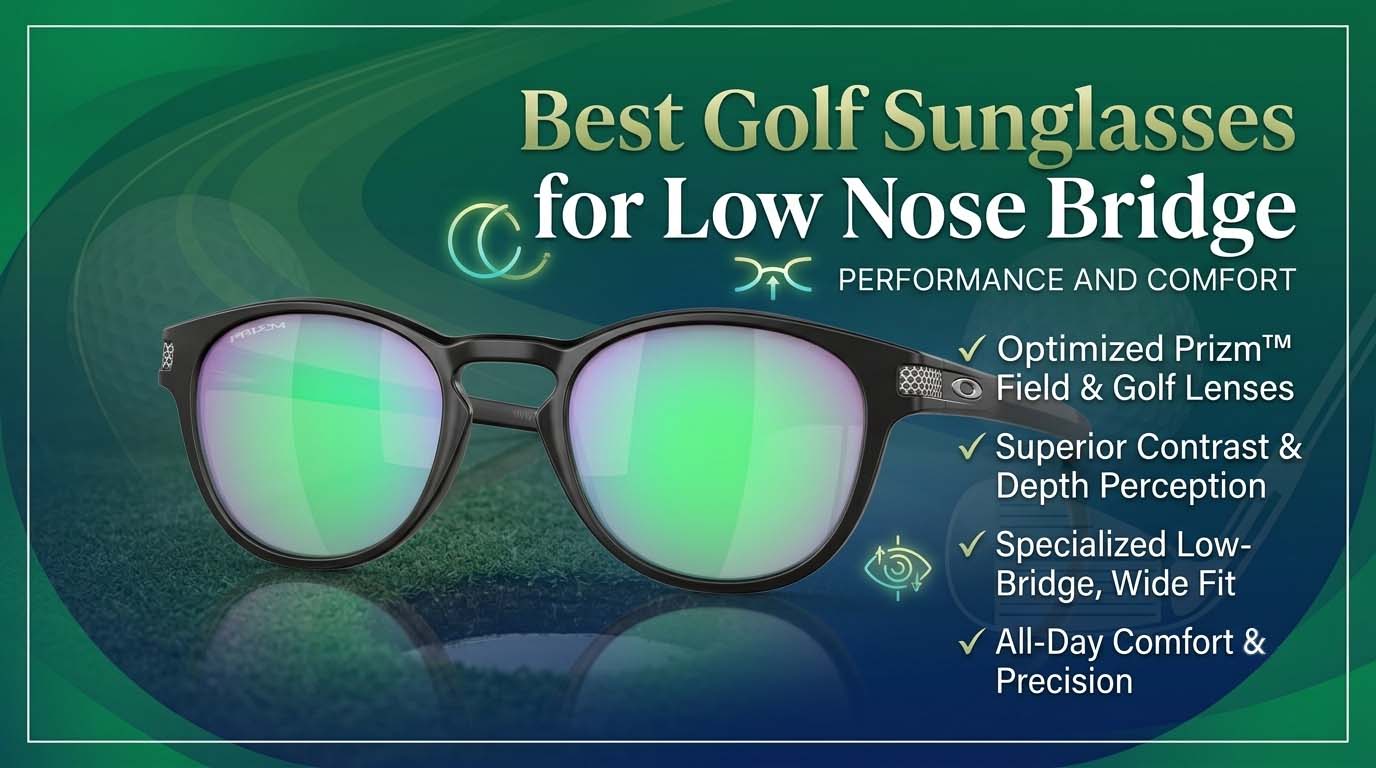 Best Golf Sunglasses for Low Nose Bridge