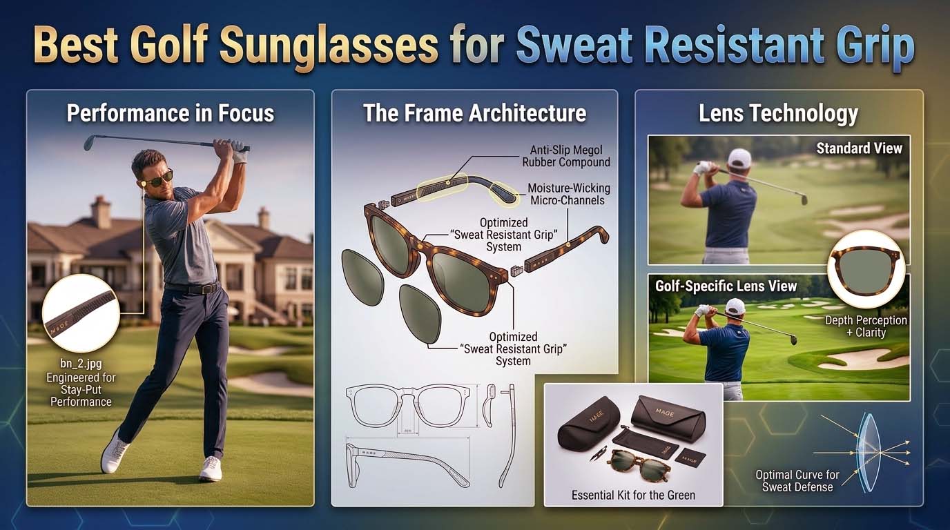 Best Golf Sunglasses for Sweat Resistant Grip
