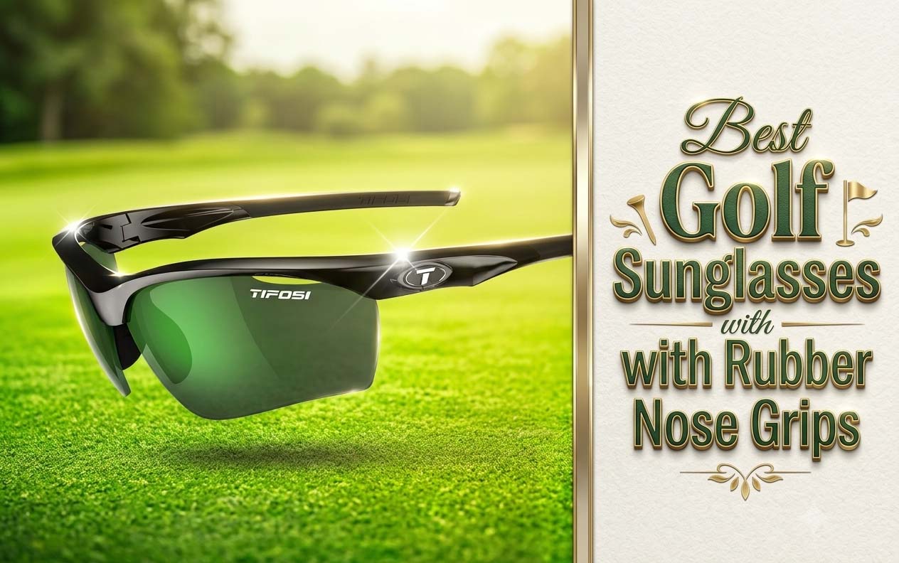 Best Golf Sunglasses with Rubber Nose Grips