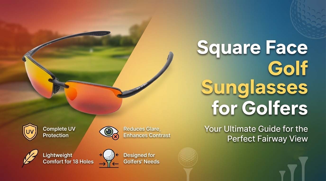 Best Square Face Golf Sunglasses for Golfers