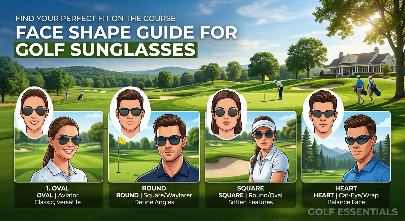 Face Shape Guide for Golf Sunglasses