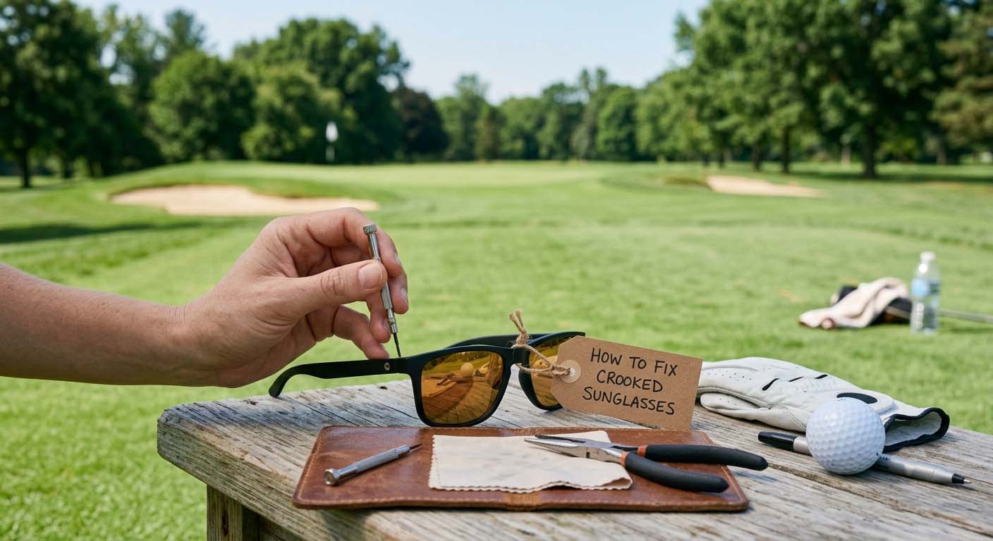 How to Fix Crooked Golf Sunglasses