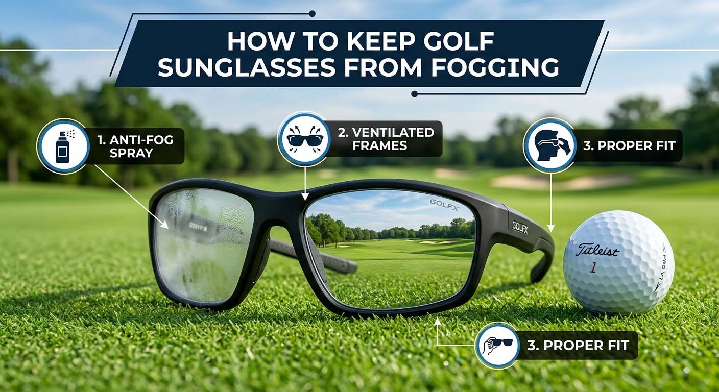 How to Keep Golf Sunglasses from Fogging