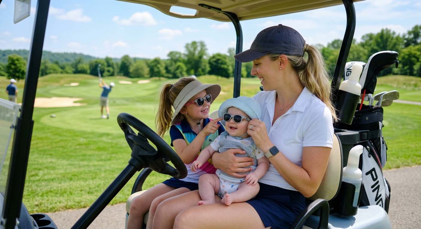 How to Protect a Baby's Eyes on the Golf Course