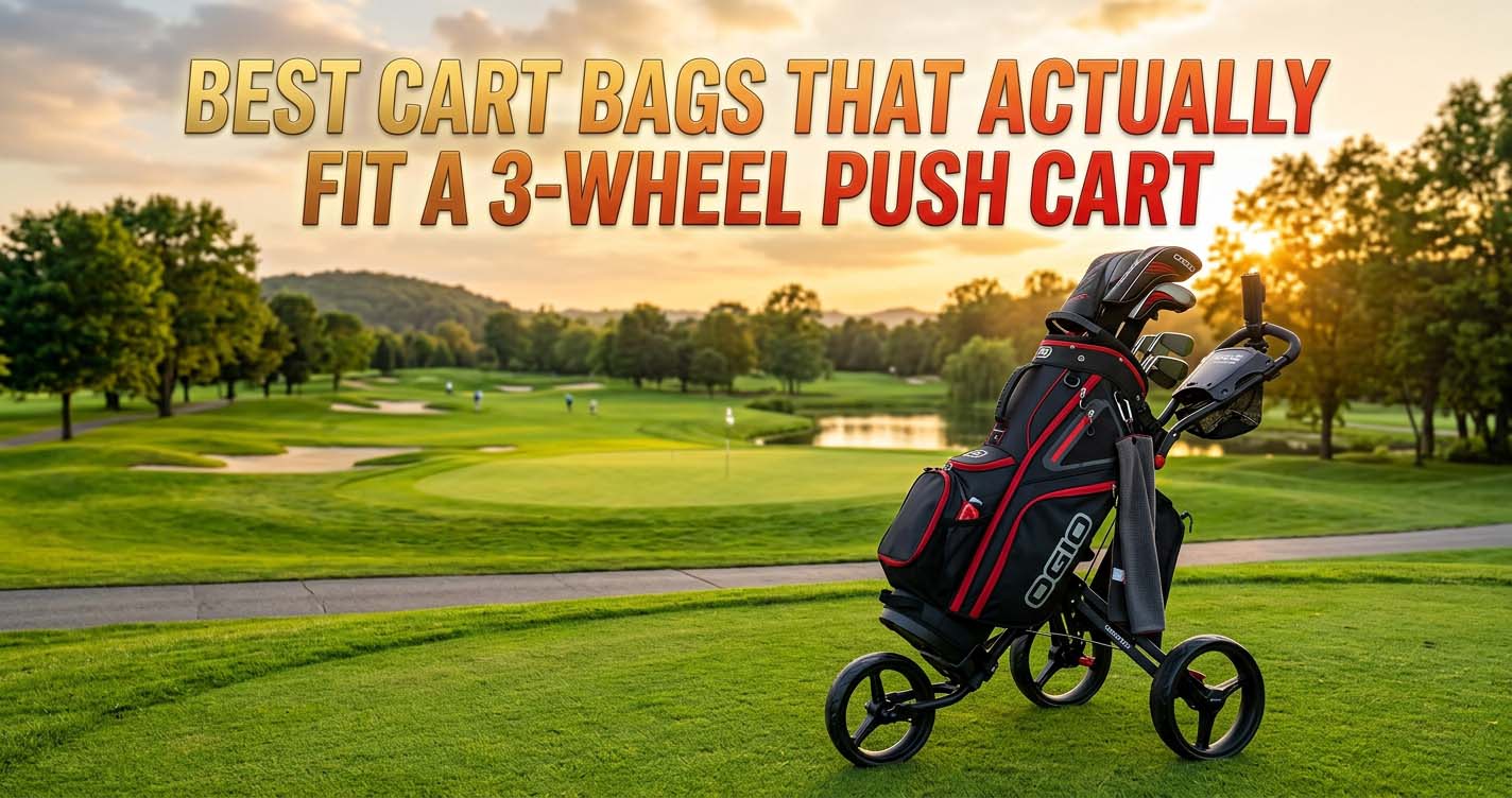 Best Cart Bags That Actually Fit a 3-Wheel Push Cart