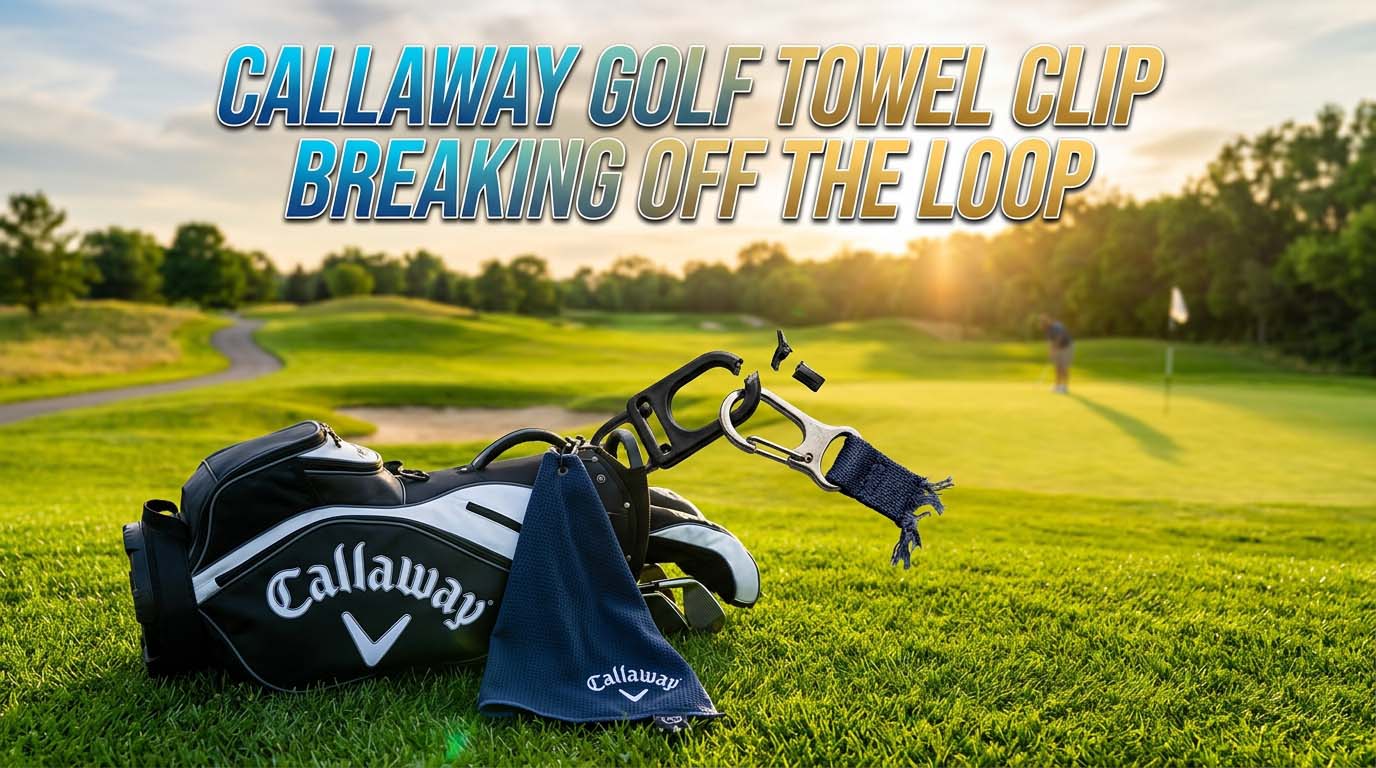 Callaway Golf Towel Clip Breaking Off the Loop