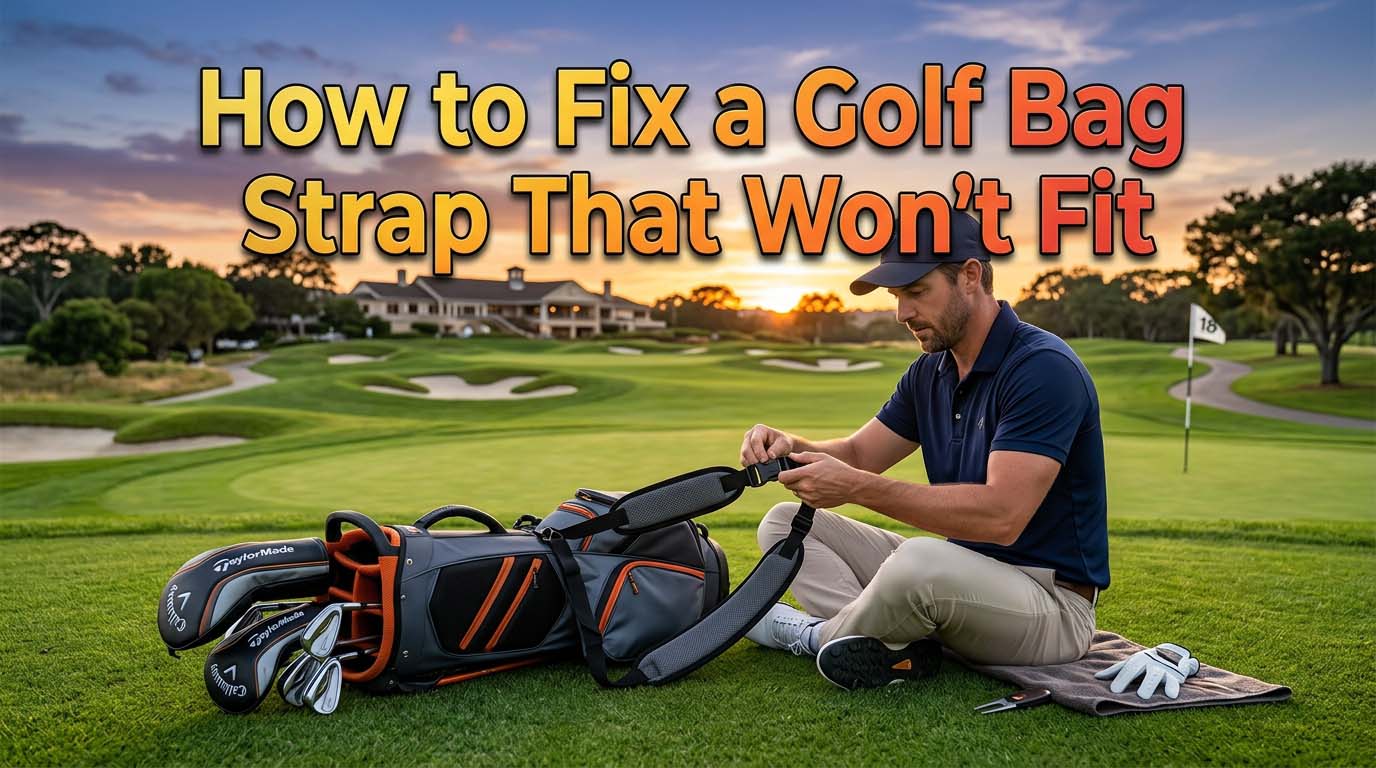 Explanation of How to Fix a Golf Bag Strap That Won't Fit