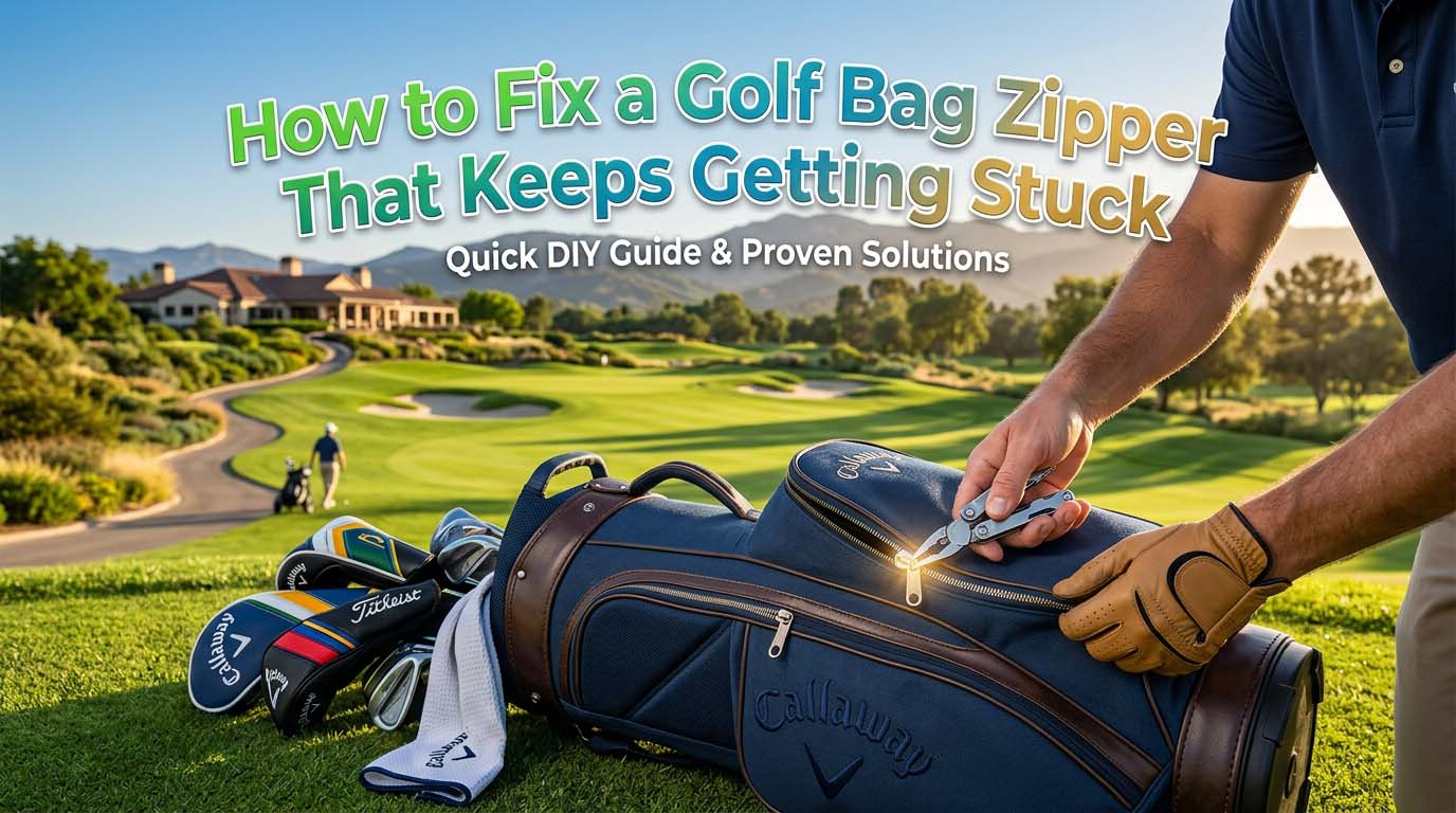 How to Fix a Golf Bag Zipper That Keeps Getting Stuck
