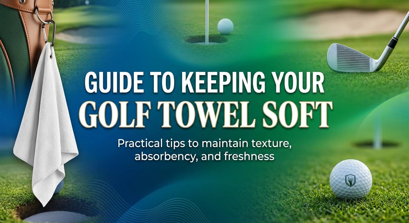 How to keep a golf towel from getting stiff