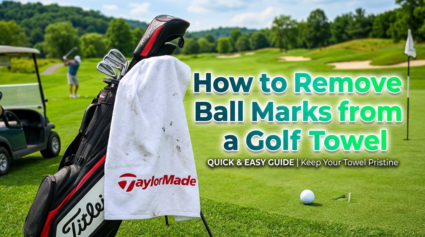How to Remove Ball Marks from a Golf Towel