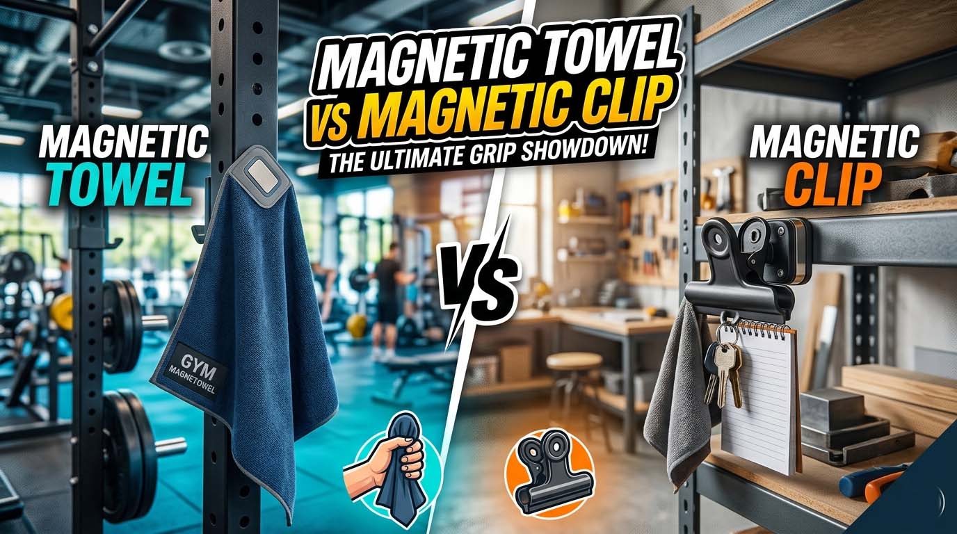 Magnetic Towel vs Magnetic Clip