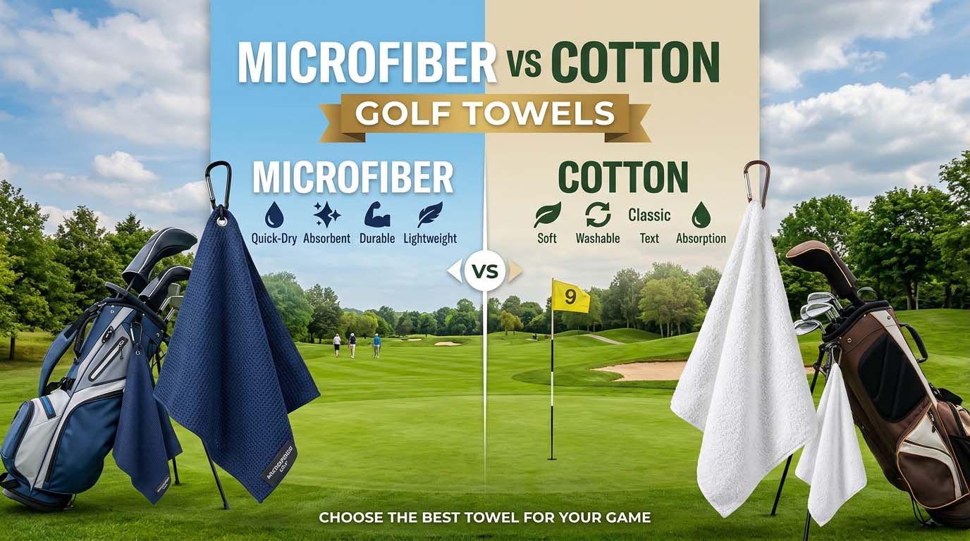 Microfiber vs Cotton Golf Towels