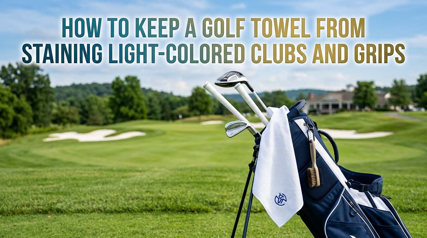 Keep a Golf Towel From Staining Light-Colored Clubs and Grips