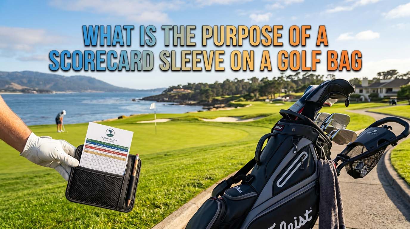 Purpose of a Scorecard Sleeve on a Golf Bag