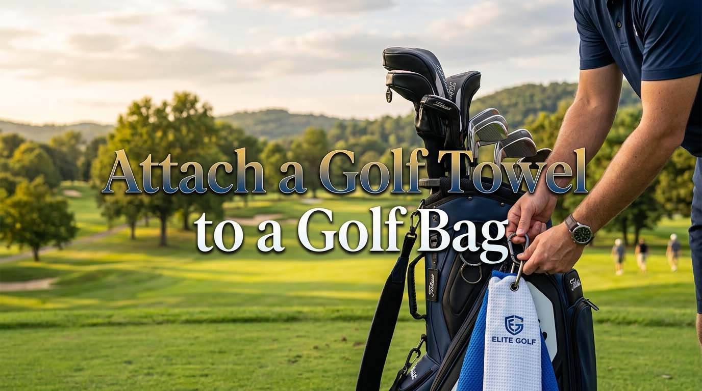 Where to Attach a Golf Towel to a Golf Bag