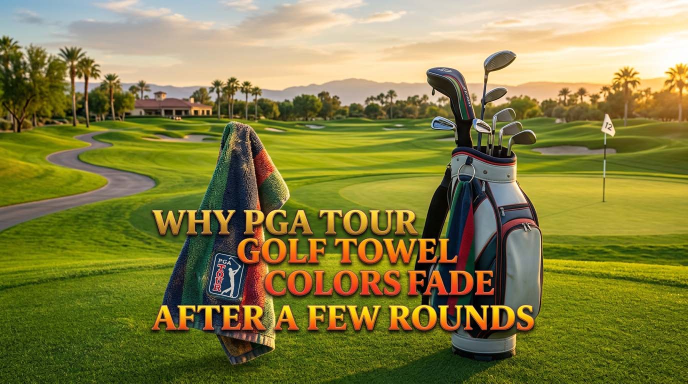 Why PGA Tour Golf Towel Colors Fade After a Few Rounds