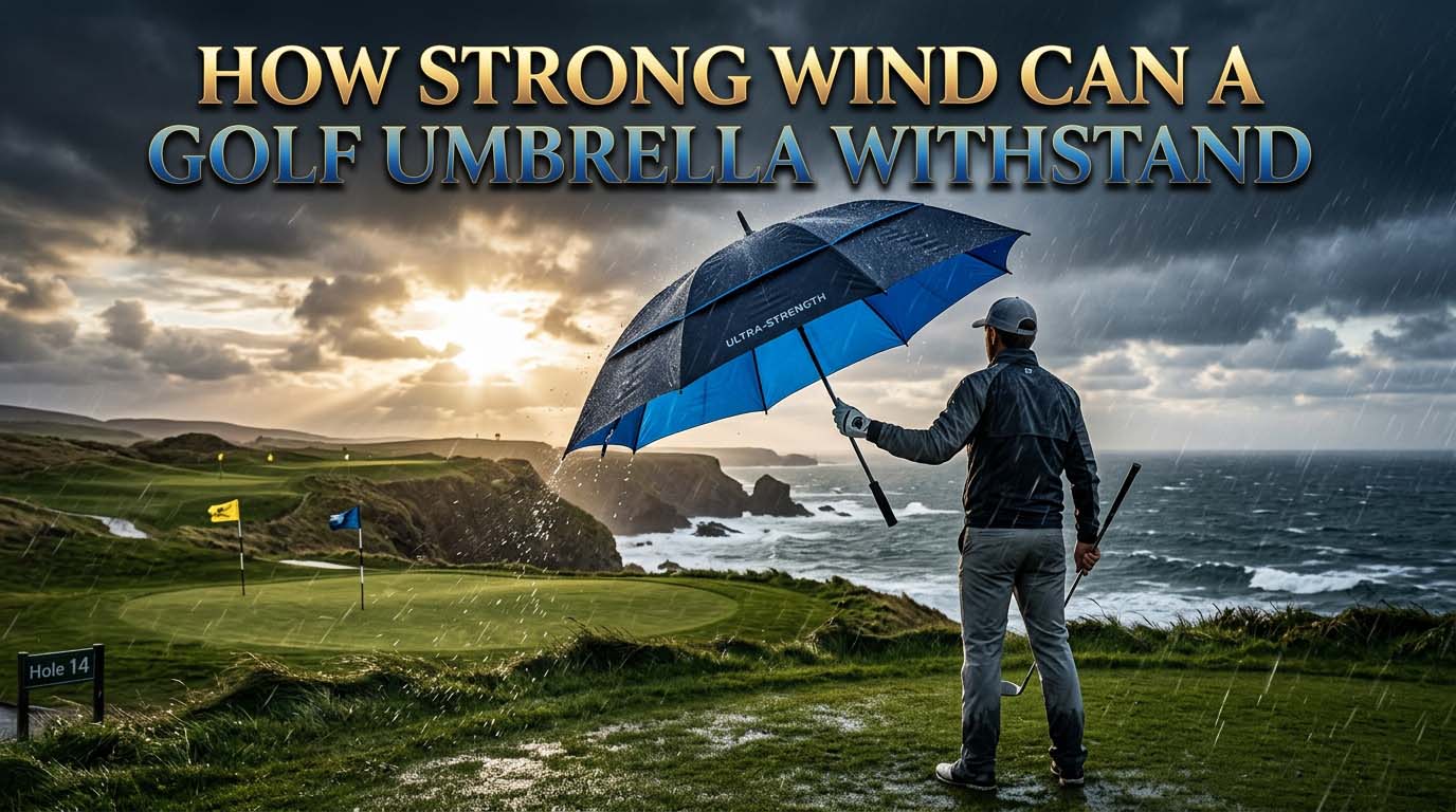 How Strong Wind Can a Golf Umbrella Withstand