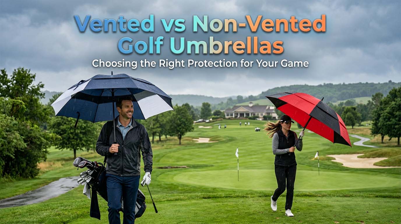Vented vs Non-Vented Golf Umbrellas