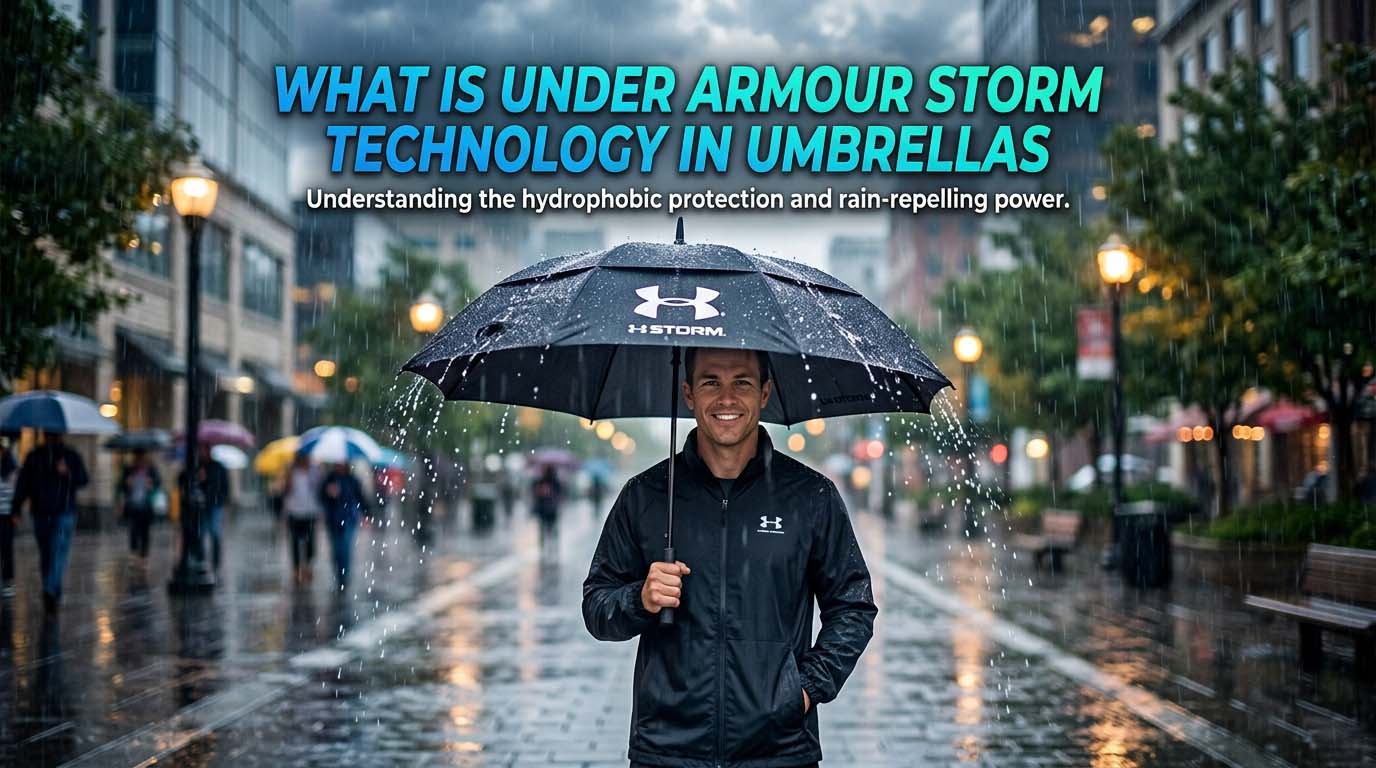 What is Under Armour Storm Technology in Umbrellas