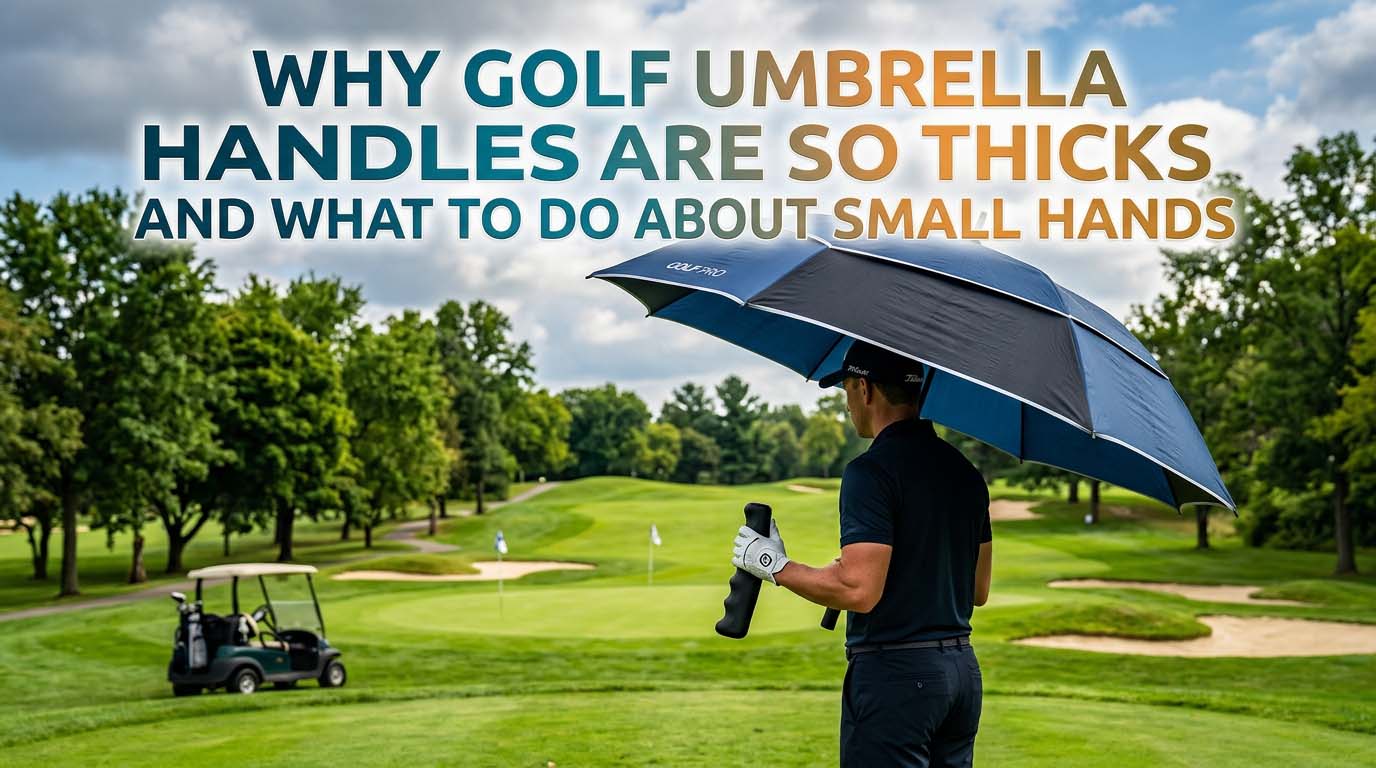 Why Golf Umbrella Handles Are So Thick and What to Do About Small Hands