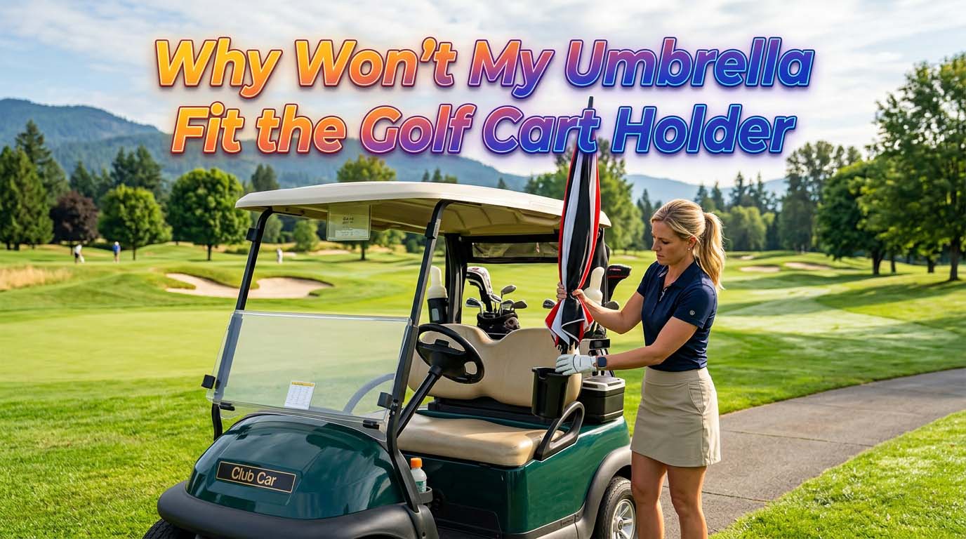 Why Won't My Umbrella Fit the Golf Cart Holder