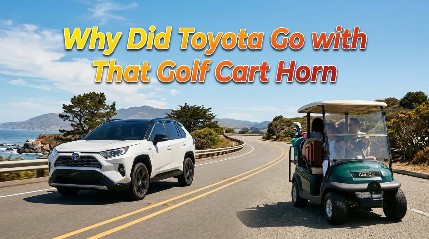 Why Did Toyota Go with That Golf Cart Horn