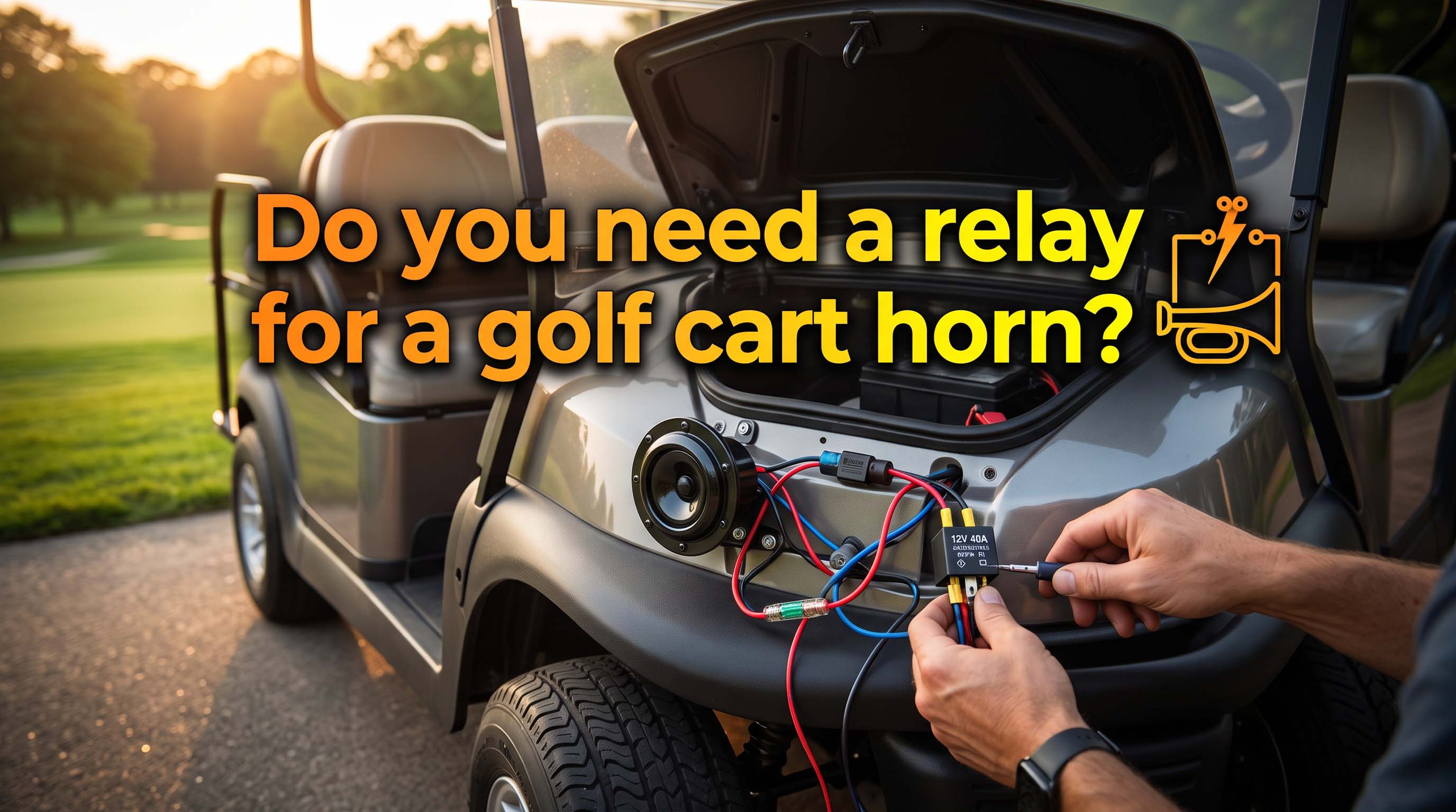 Do you need a relay for a golf cart horn