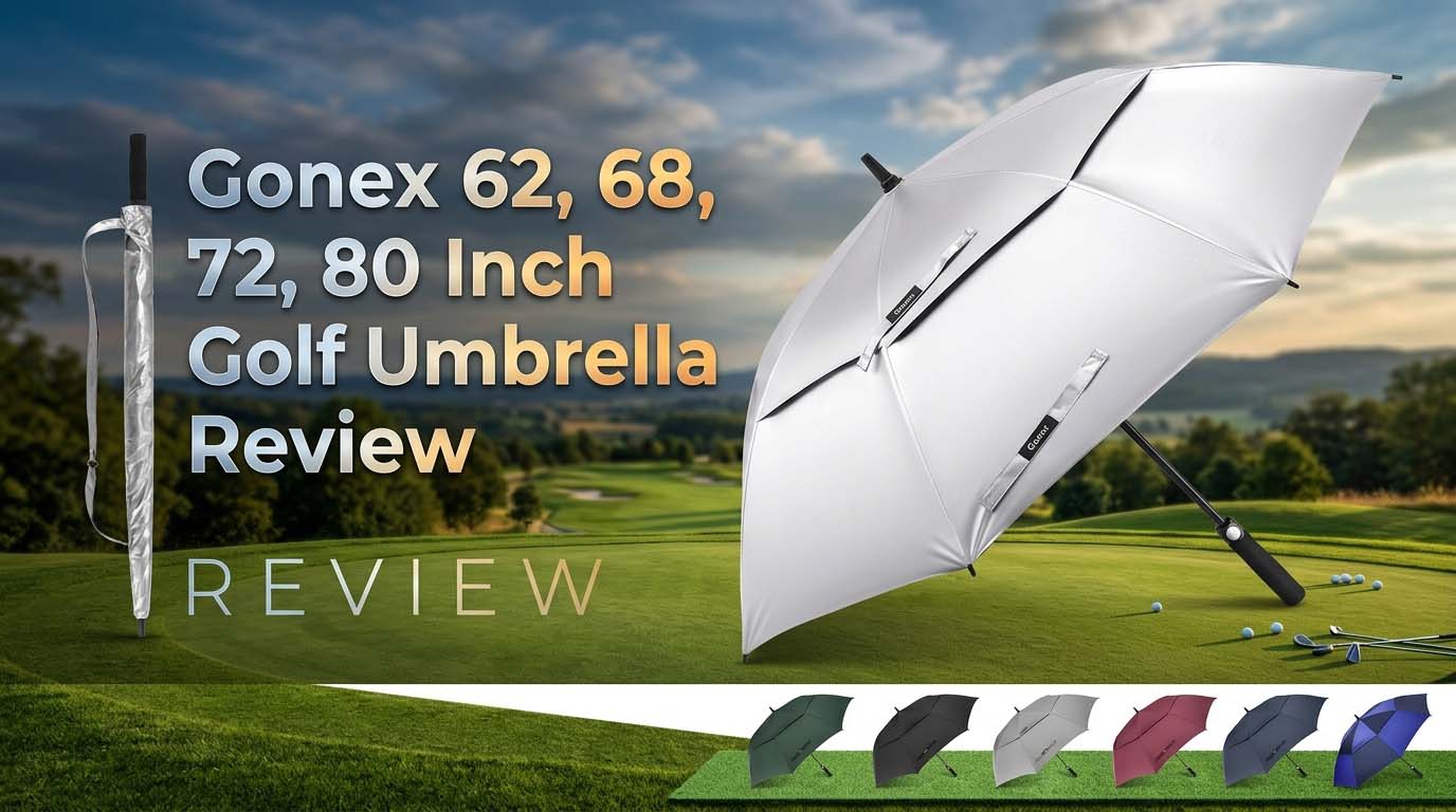 Gonex 62/68/72/80 Inch Golf Umbrella Review