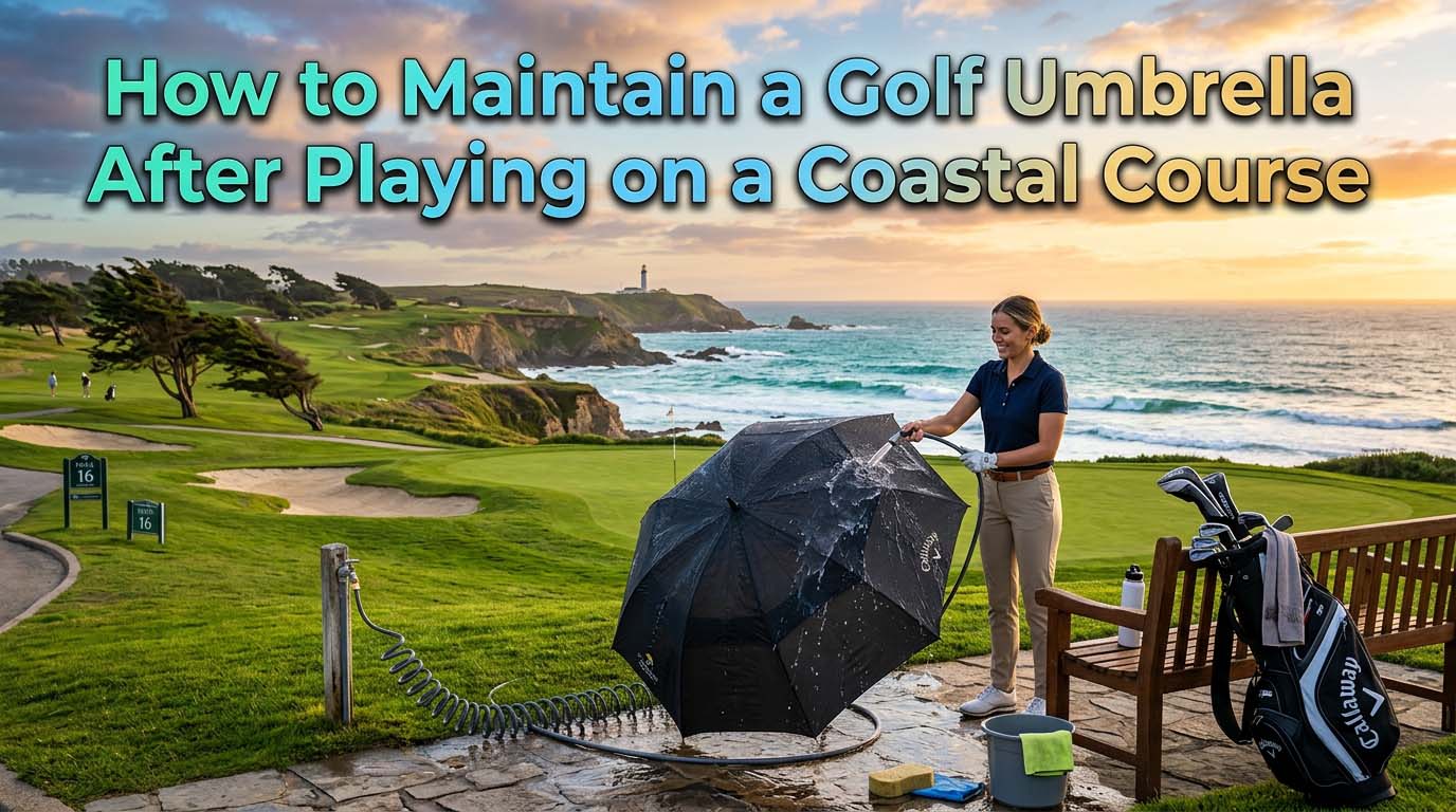 How to Maintain a Golf Umbrella After Playing on a Coastal Course