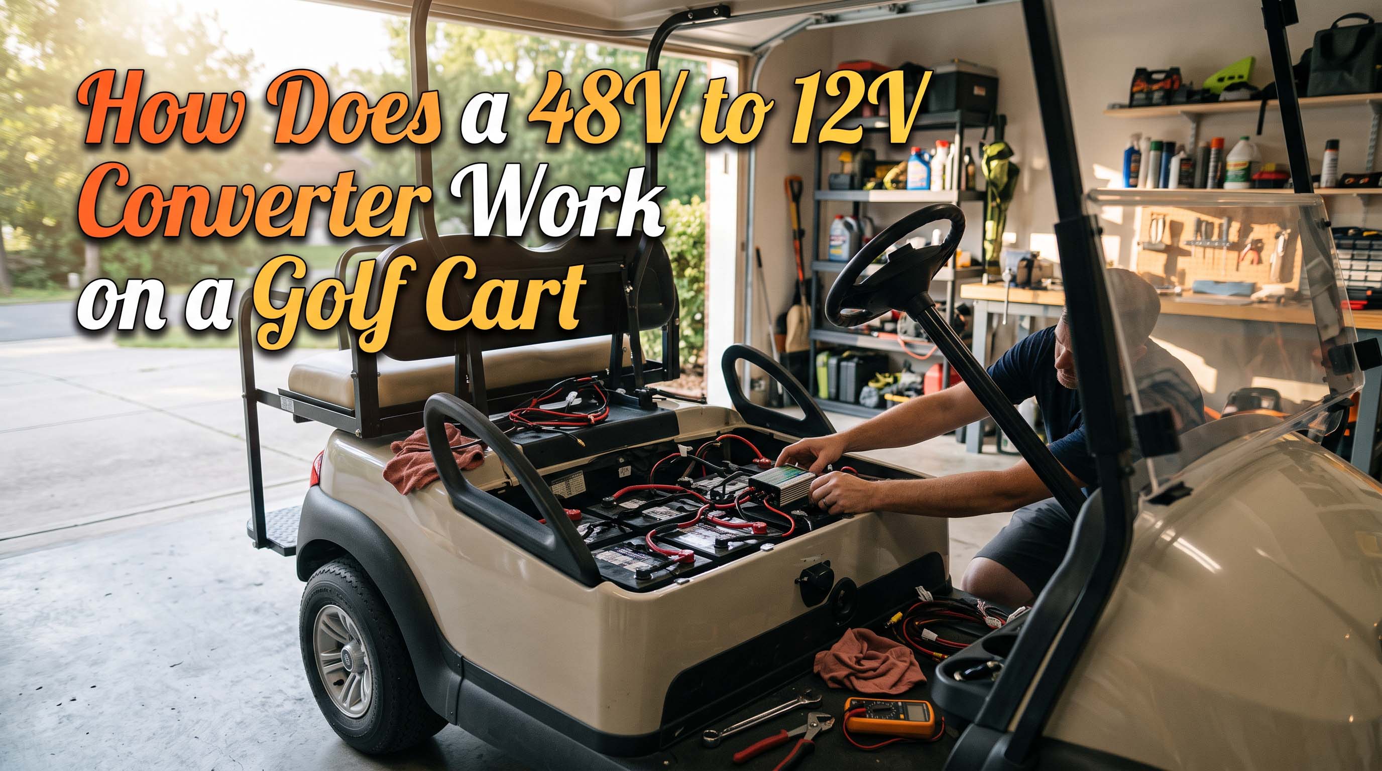 How Does a 48V to 12V Converter Work on a Golf Cart