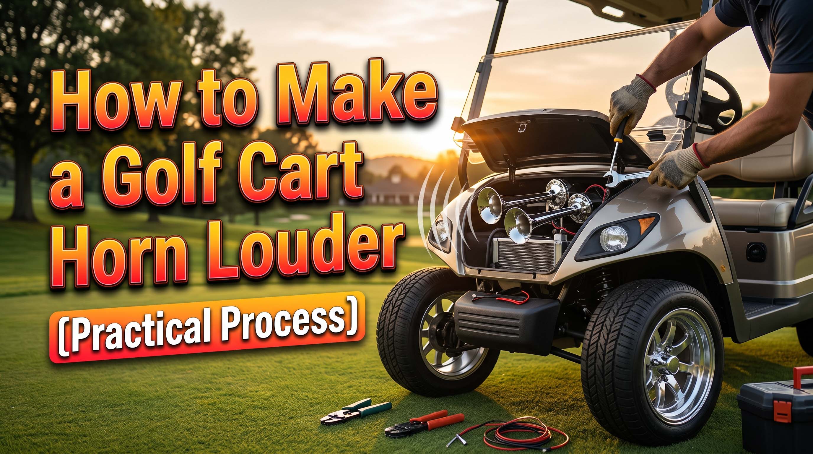 How to Make a Golf Cart Horn Louder